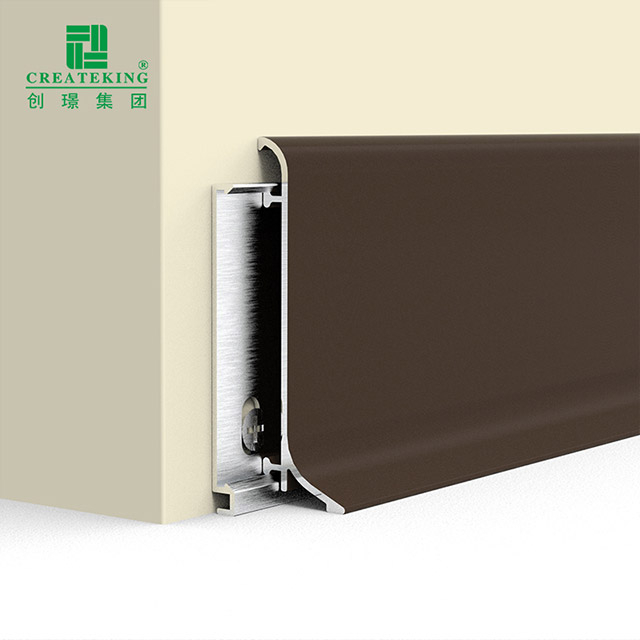 50*14.6mm Aluminum Alloy Skirting Board