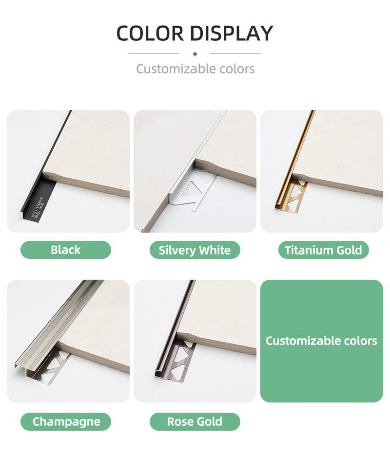 C-shaped Tile Edge Trim