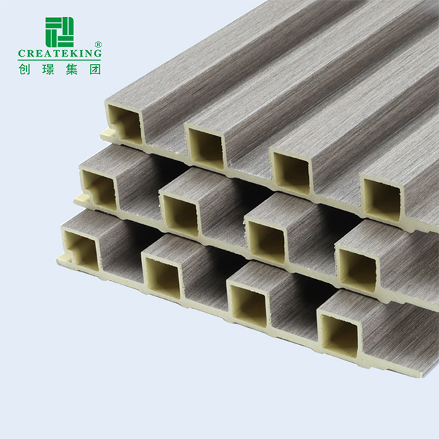 Soundproof Wood Plastic Grooved Wall Panel 