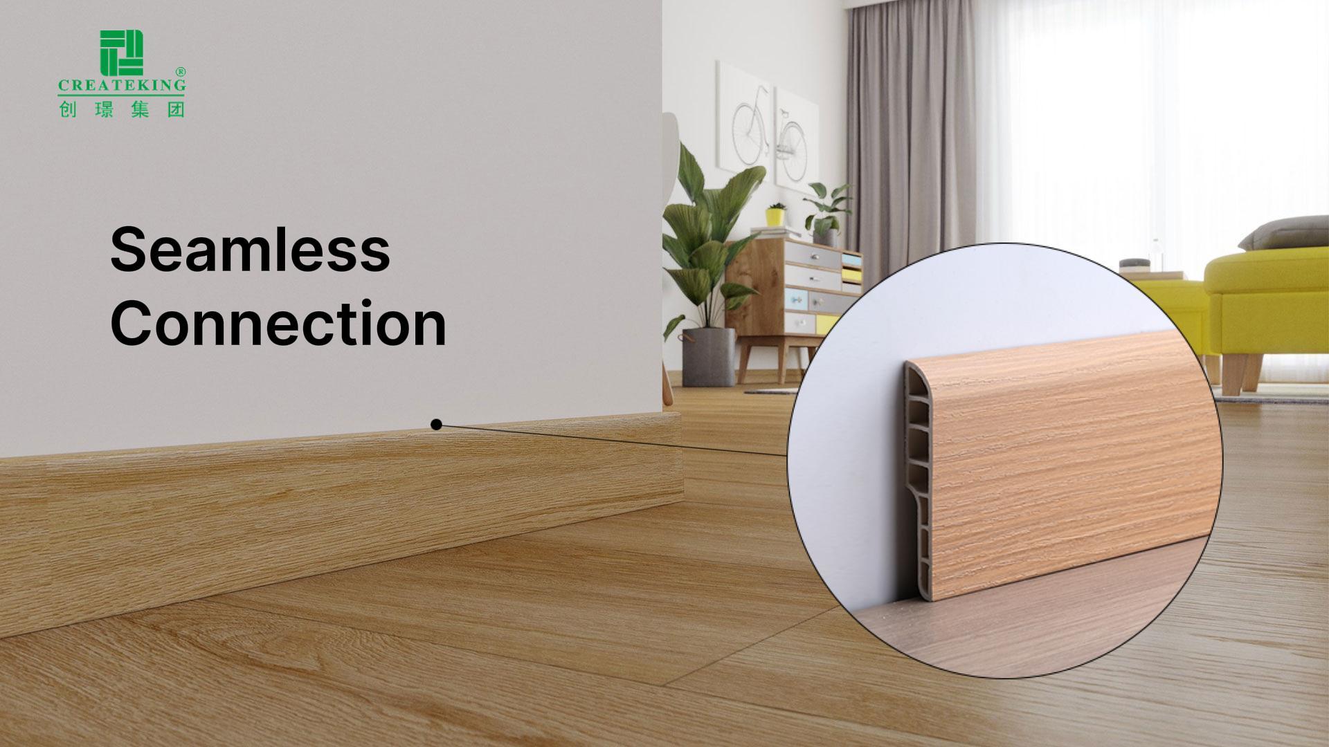 PVC skirting board/baseboard production video