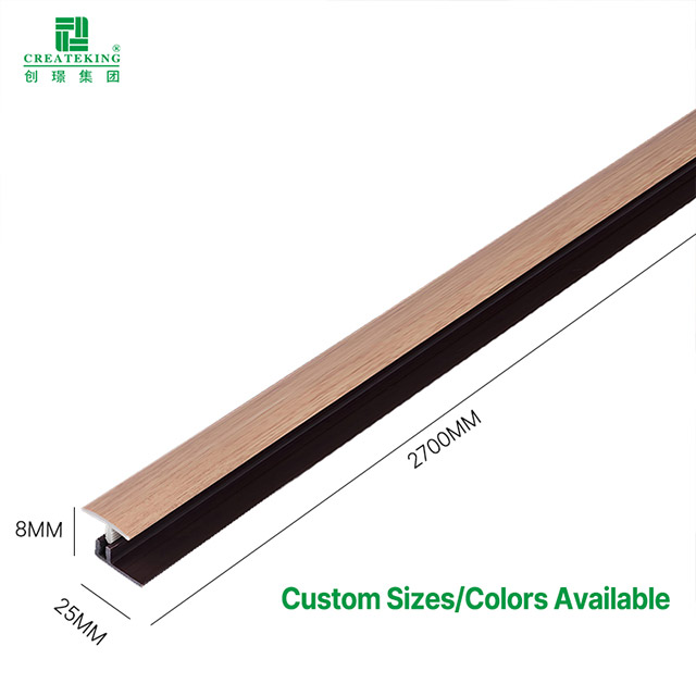 25*8mm T-shaped PVC Floor Transition Strip