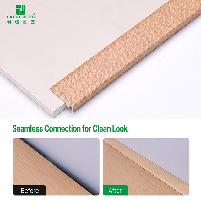 30*10.5mm F-shaped PVC Floor Edge Strips