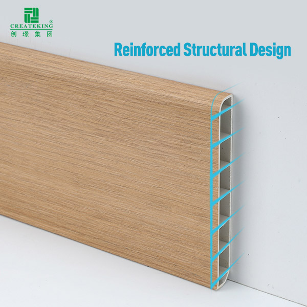 100*12mm Stone Plastic Composite Baseboard