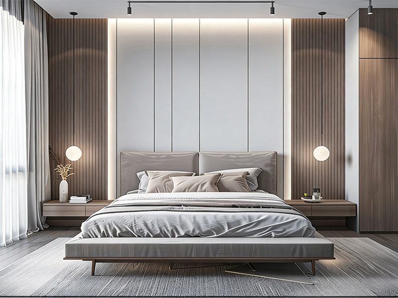 faux wood paneling