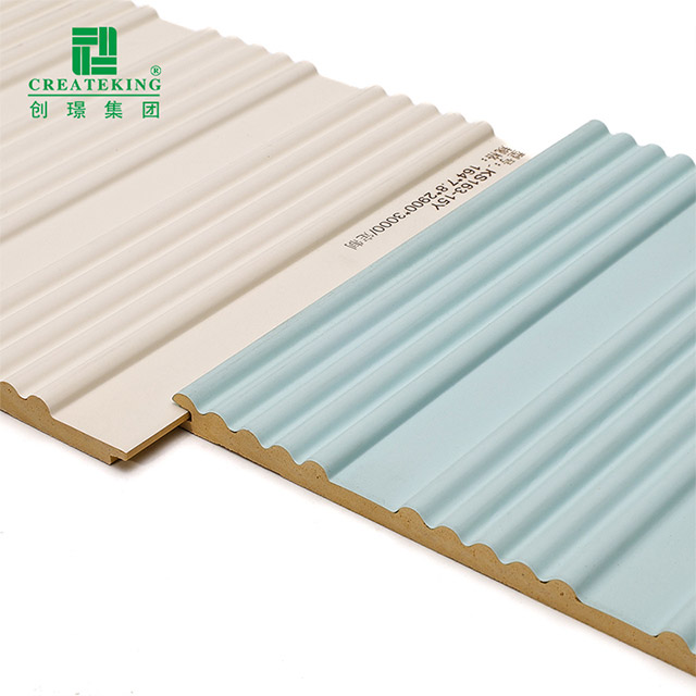 164*7.8mm Curved Solid Fluted Wall Panel