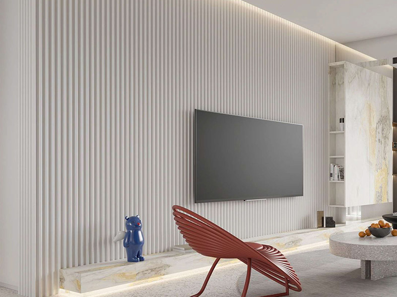 Transform Your Living Room with PVC Fluted Wall Panels
