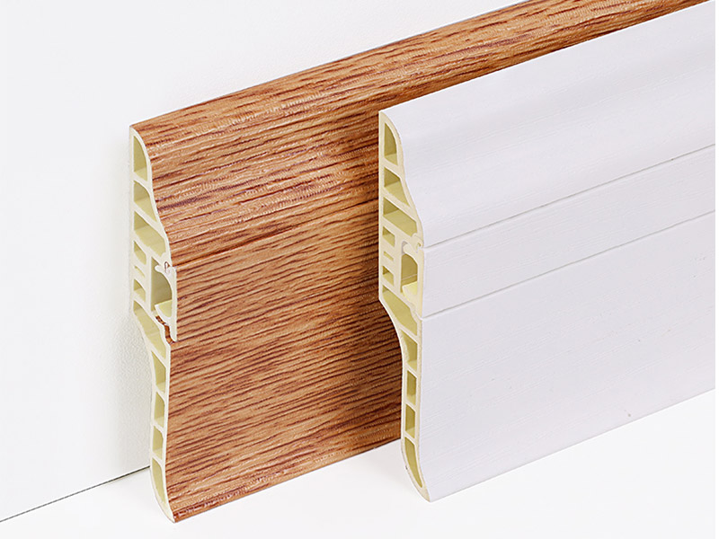 68*17mm PVC Hidden Nail Skirting Board