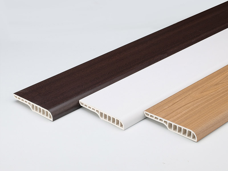 95*15mm PVC Pencil Round Skirting Board