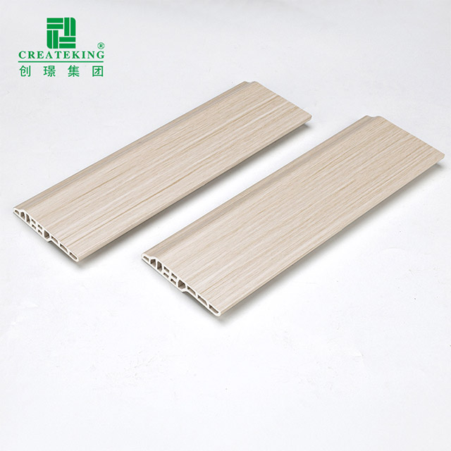 80*14mm PVC Lamb's Tongue Skirting Board