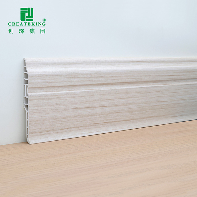 95*15.5mm PVC Lambs Tongue Skirting Board