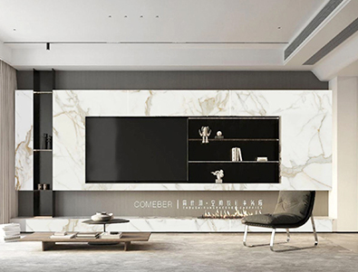 1220mm width imitation marble wall panel