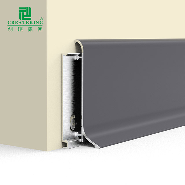 50*14.6mm Aluminum Alloy Skirting Board