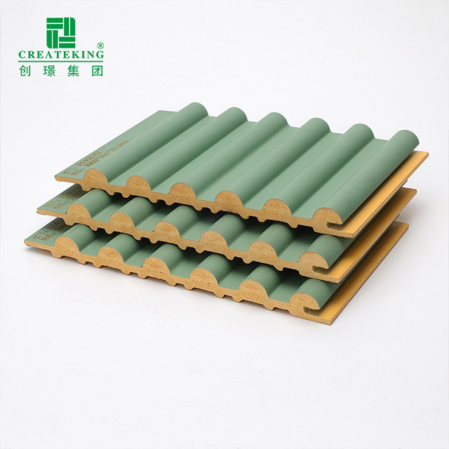 156*12.8mm PVC Outer Half-round Solid Wall Panel