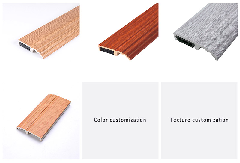 85*16mm PVC Clip-on Skirting Board