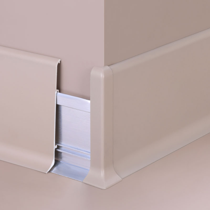 indoor aluminium skirting profiles