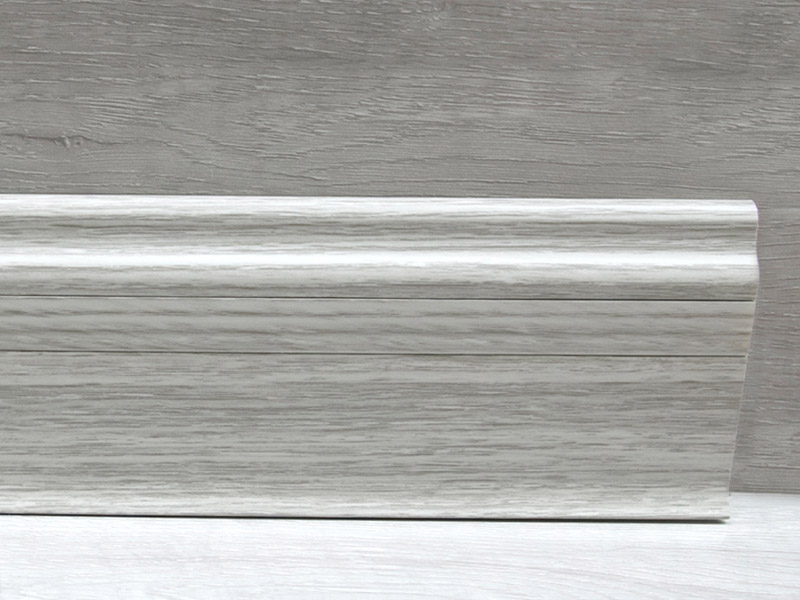 78*17mm PVC Lambs Tongue Hidden Nail Skirting Board