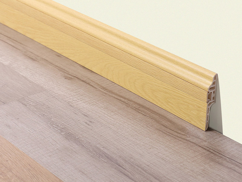 70*13.5mm PVC Lambs Tongue Skirting Board