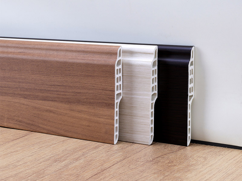 95*16mm PVC Lamb's Tongue Skirting Board