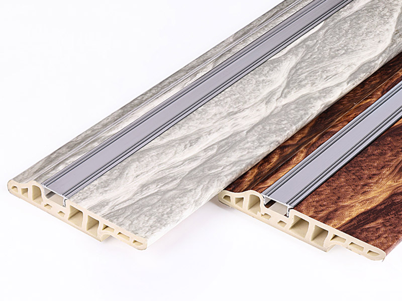 90*16mm PVC Lambs Tongue Hidden Nail Skirting Board