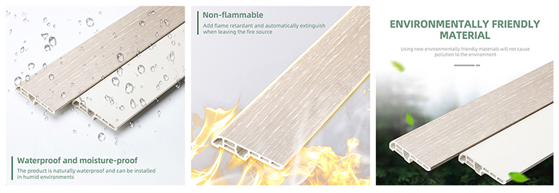 60*13mm PVC Pencil Skirting Board