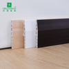 100*15mm Chamfered Hollow PVC Skirting Board