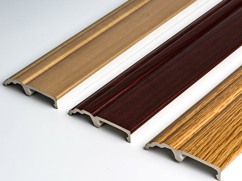 100*15mm PVC Clip-on Skirting Board