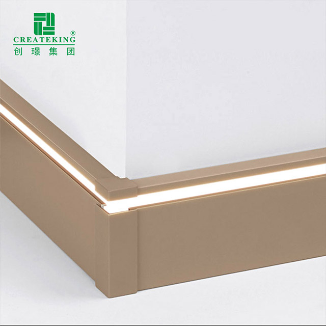 80*9mm LED Aluminum Alloy Skirting Board