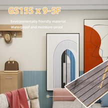 155*17mm Waterproof PVC Fluted Hollow Wall Panel