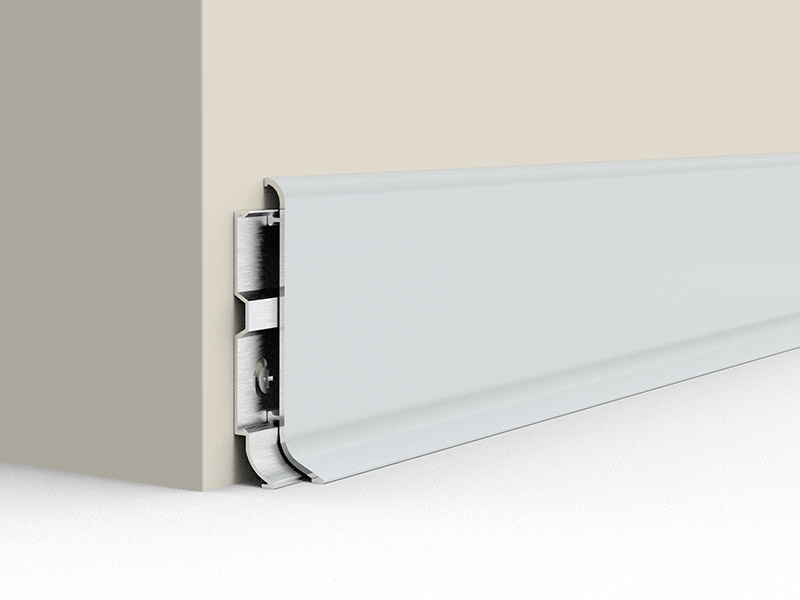 60*14.6mm Aluminum Alloy Skirting Board