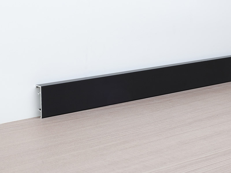 30*9mm Aluminum Alloy Clip-on Skirting Board