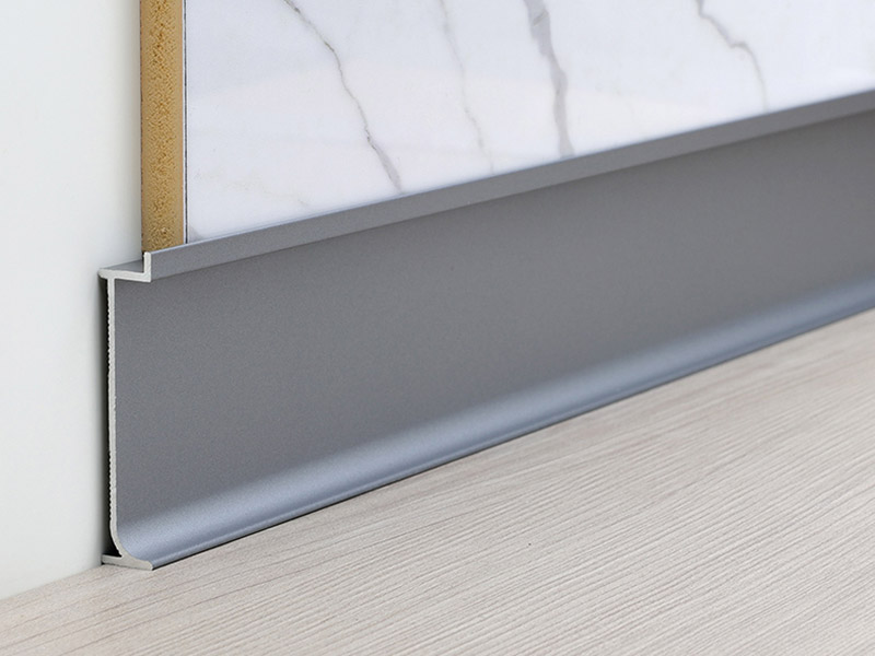  50**9.7mm Recessed Aluminium Alloy Skirting Board