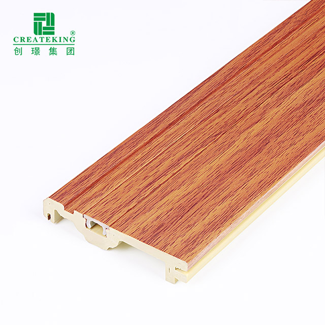 Waterproof Wood Texture Surface WPC Skirting