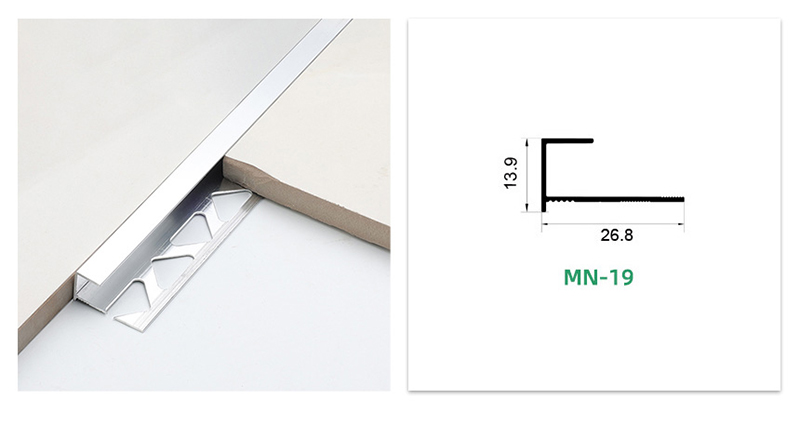 C-shaped Tile Edge Trim