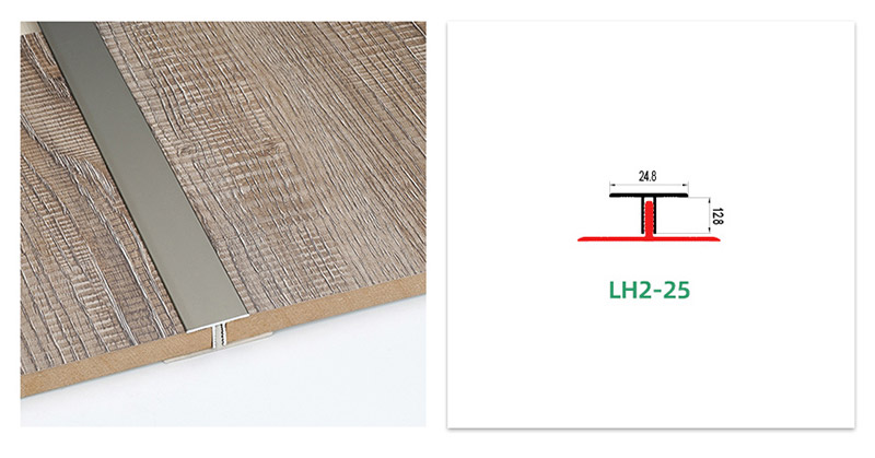 Aluminum T-molding Transition Strip