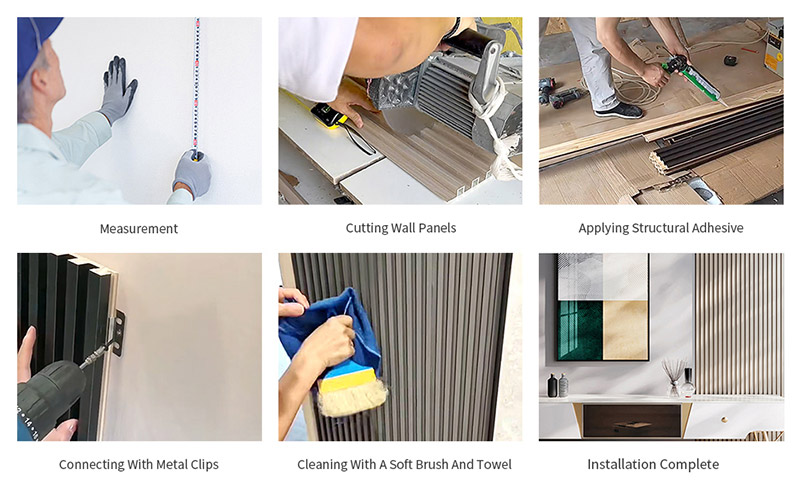 Wall panel installation steps