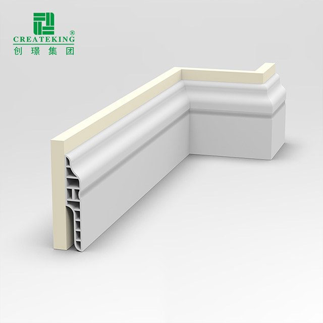 70*12mm PVC Floor Skirting for SPC Flooring