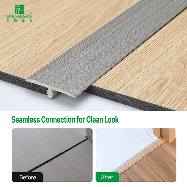 40*7.5mm PVC T-shaped Floor Transition Strip
