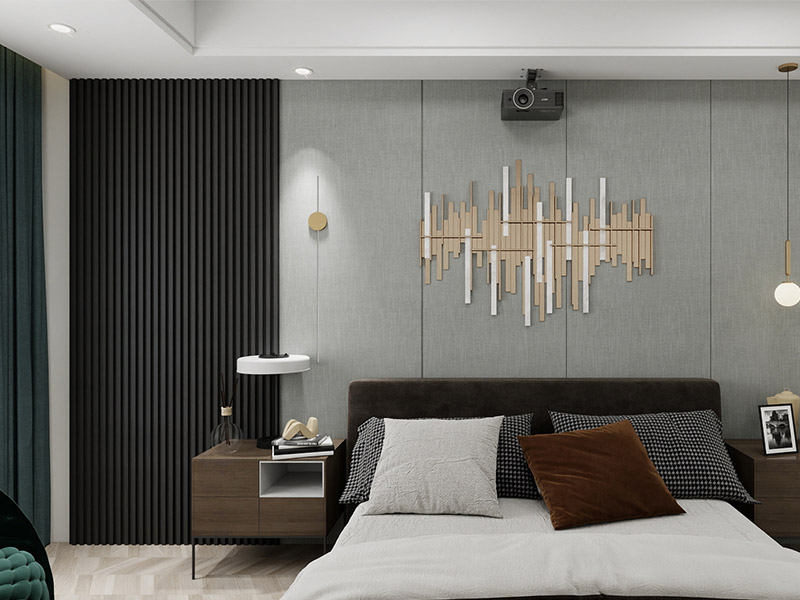 faux wood paneling