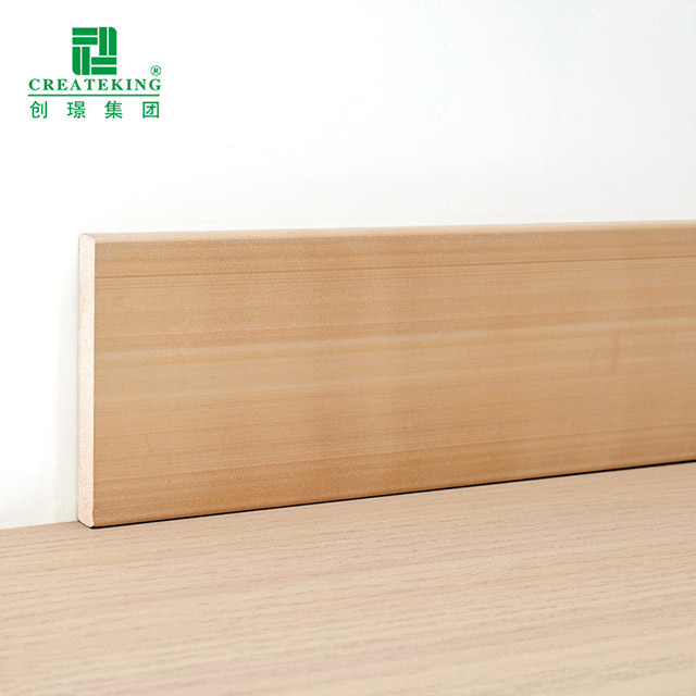 Solid skirting board