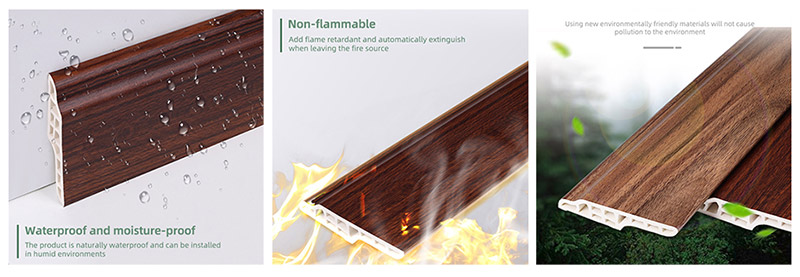 70*16mm SPC Skirting Board