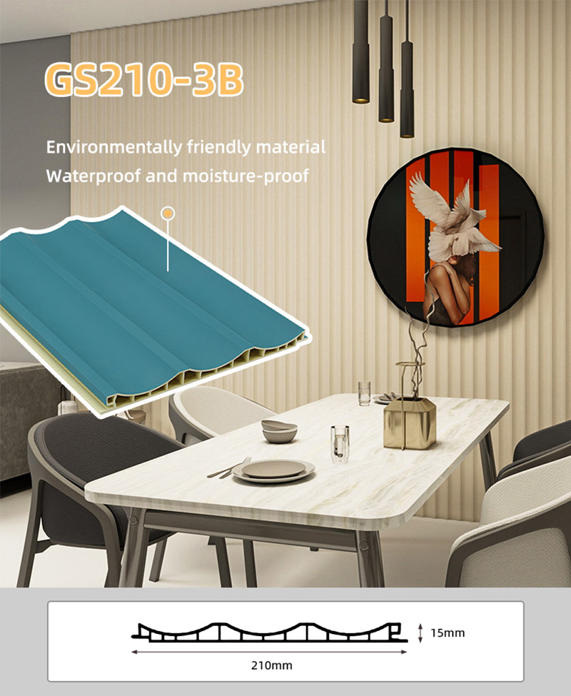 Arc fluted wall panels