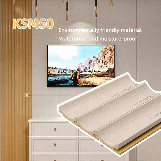 51.7*15mm Inner Arc PVC Fluted Wall Panels