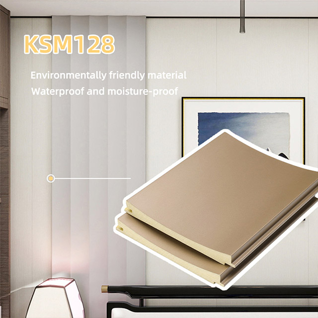 128*15mm Wave-shaped Inner Arc Fluted Wall Panels