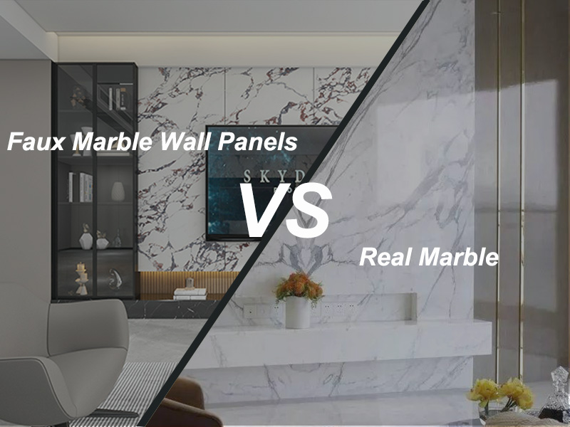Do Faux Marble Wall Panels Look Like Real Marble?
