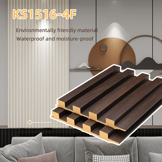 159*16mm Eco-friendly Fluted Solid Wall Panels