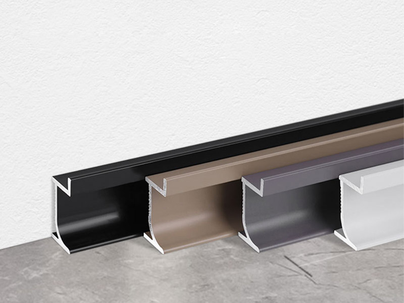 20*12mm Recessed Aluminium Skirting