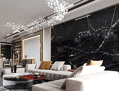 1220mm width imitation marble wall panel