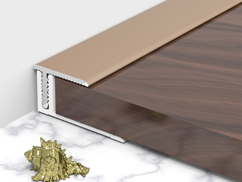 18*11.3mm T-shaped Single-sided Aluminum Alloy Floor Edge Trim