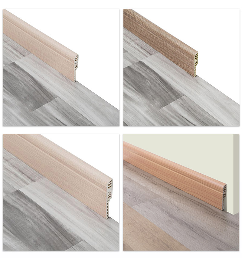 80*15mm PVC Pencil Round Waterproof Skirting Board