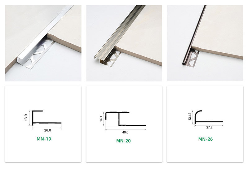 C-shaped Tile Edge Trim